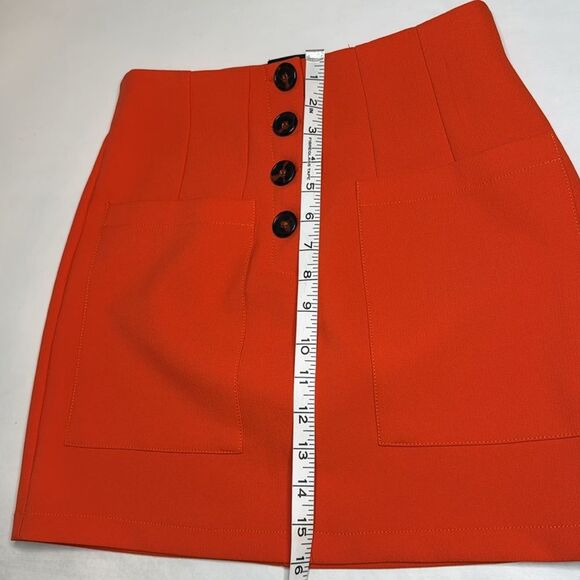 Topshop Button Front Skirt, size 4 - Picture 4 of 8